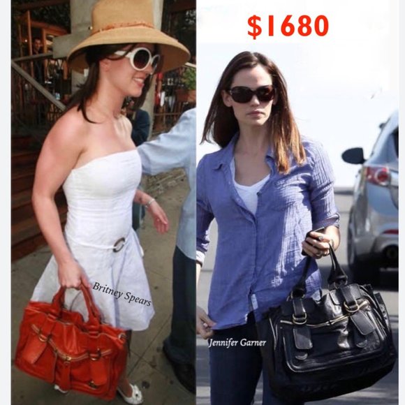 Auc Chloe Bay Brown leather Large Satchel/handbag - Picture 5 of 16